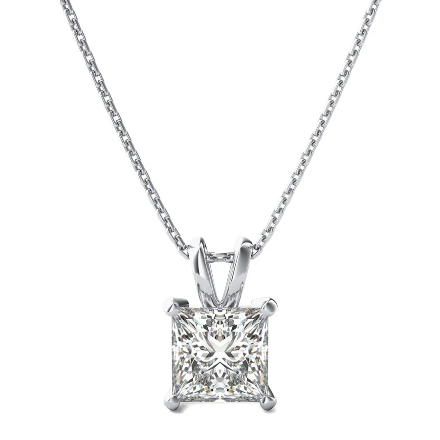 Solid Basket Solitaire Pendant - Custom Builder - SKU 402175