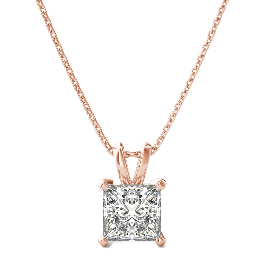 Solid Basket Solitaire Pendant - Custom Builder - SKU 402175