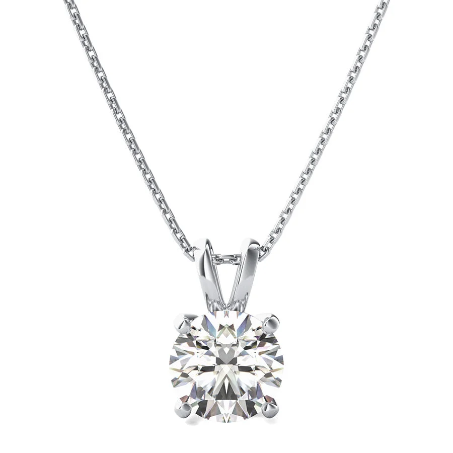 Solid Basket Solitaire Pendant - Custom Builder - SKU 402175