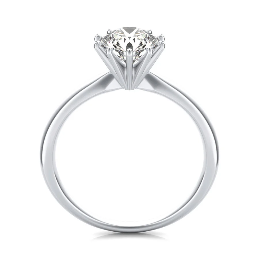 Solitaire Engagement Ring - Image 2