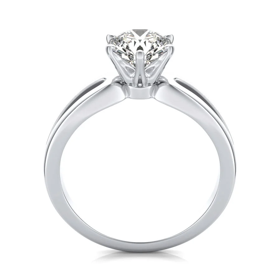 Solitaire Engagement Ring - Image 2