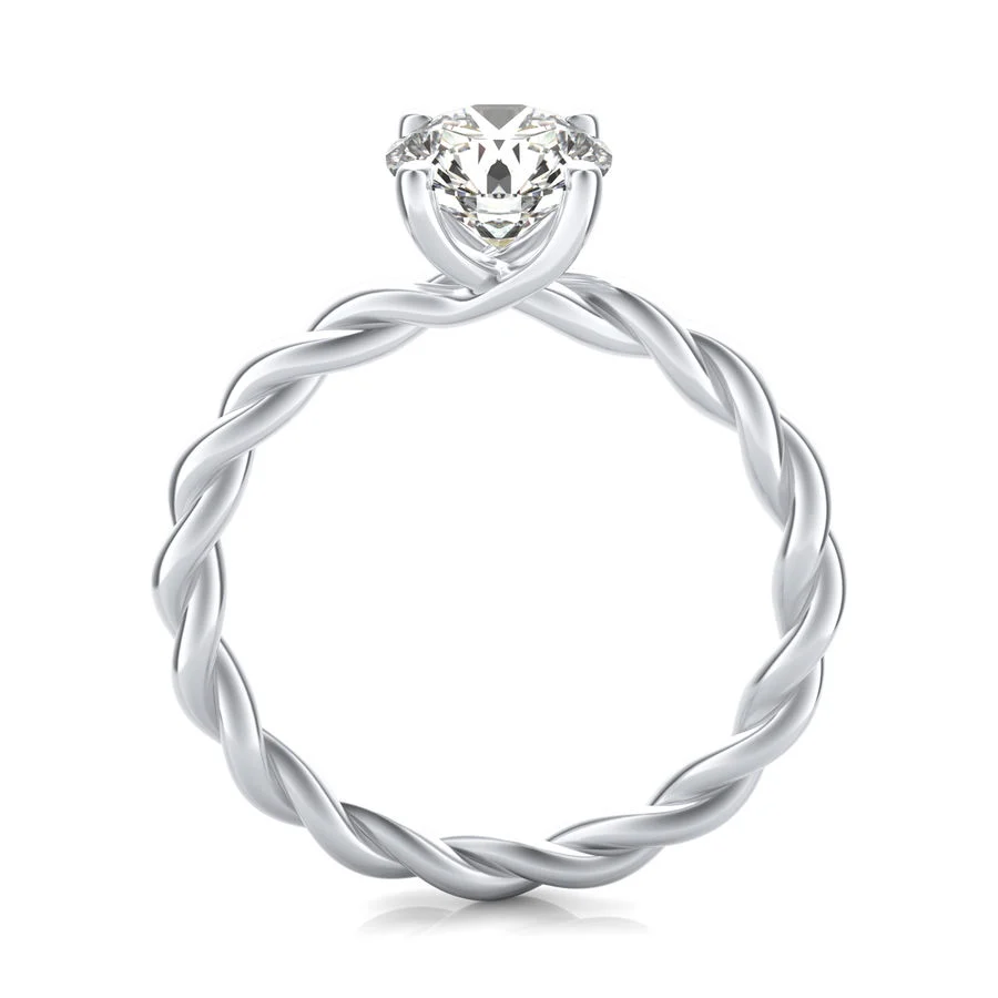 Solitaire Engagement Ring - Image 2