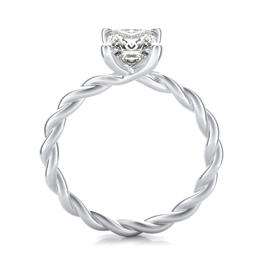 Solitaire Engagement Ring - Image 2