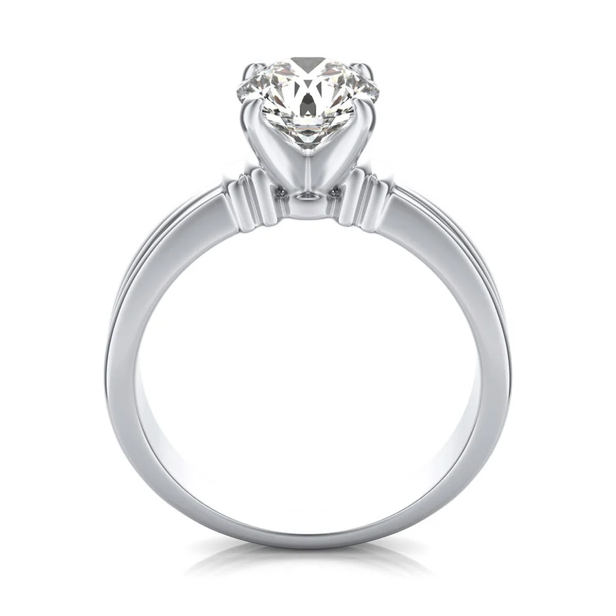 Solitaire Engagement Ring - Image 2