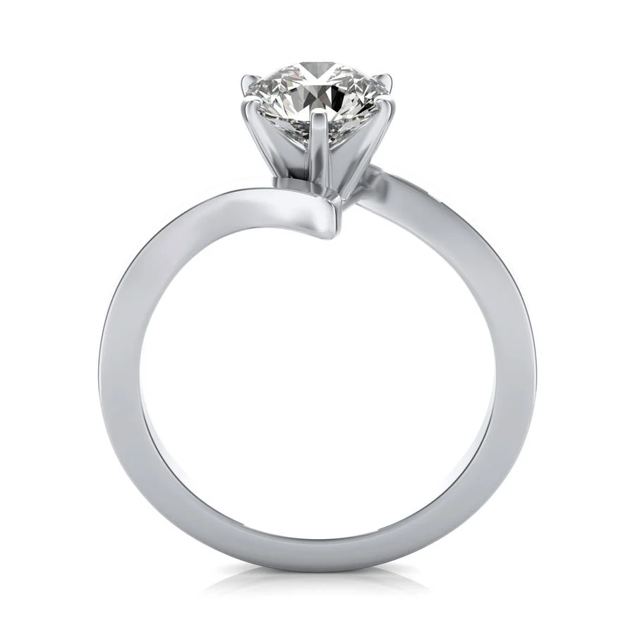 Solitaire Engagement Ring - Image 2