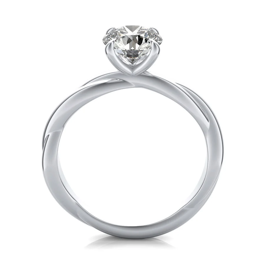 Solitaire Engagement Ring - Image 2