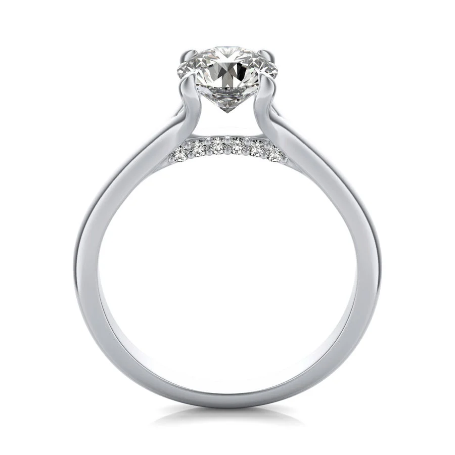 Solitaire Engagement Ring - Image 2