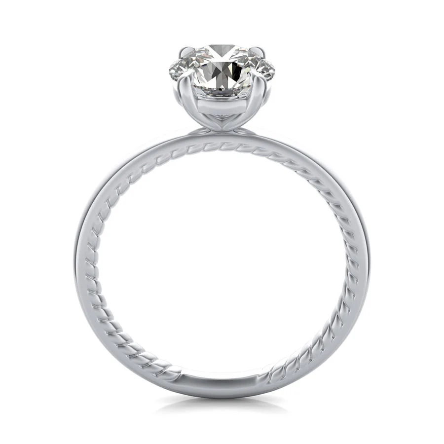 Solitaire Engagement Ring - Image 2