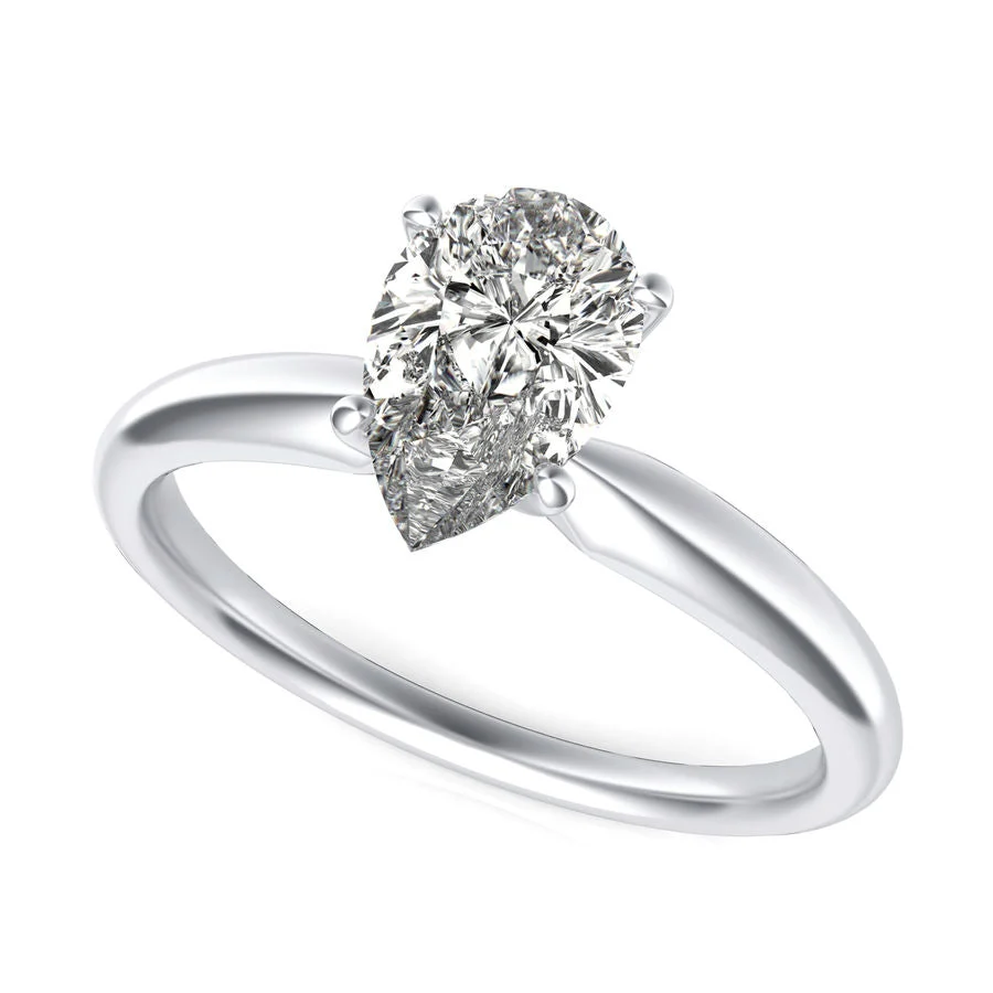 Solitaire Engagement Ring - Custom Builder - SKU 115900