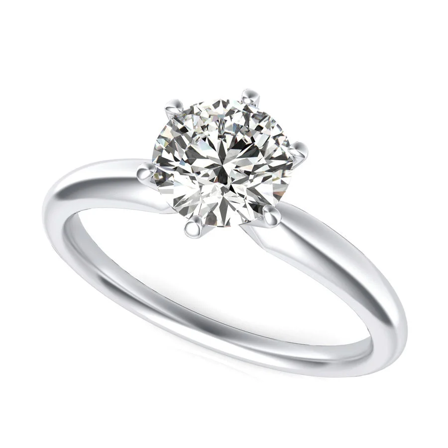 Solitaire Engagement Ring - Custom Builder - SKU 115900