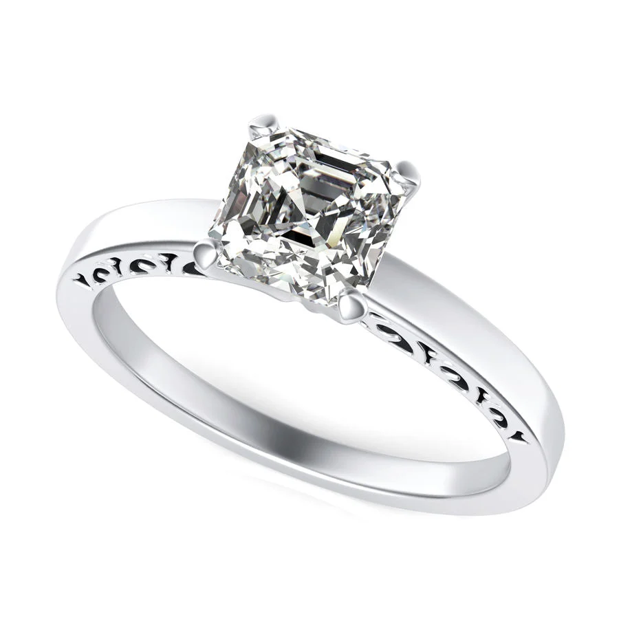 Solitaire Engagement Ring - Custom Builder - SKU 117000