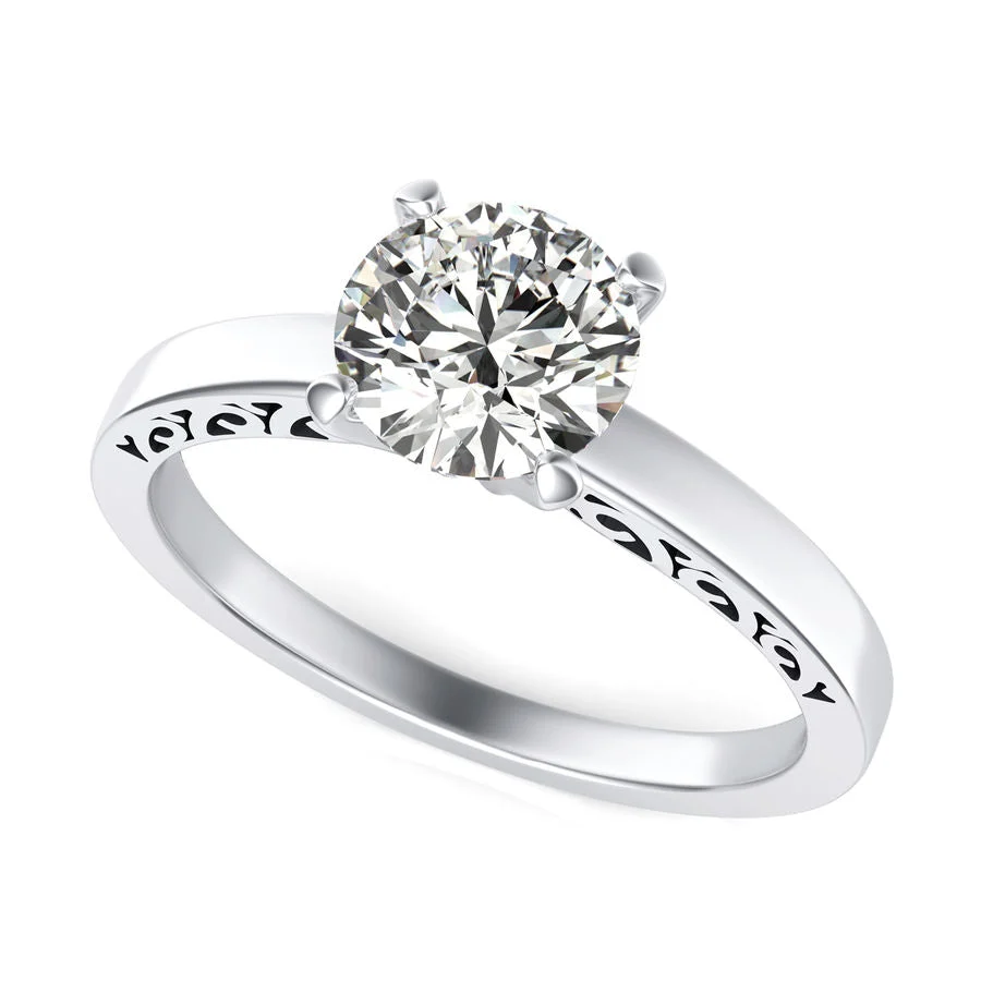 Solitaire Engagement Ring - Custom Builder - SKU 117000