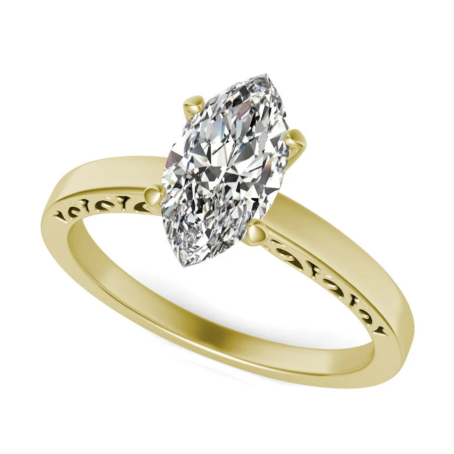 Solitaire Engagement Ring - Custom Builder - SKU 117000