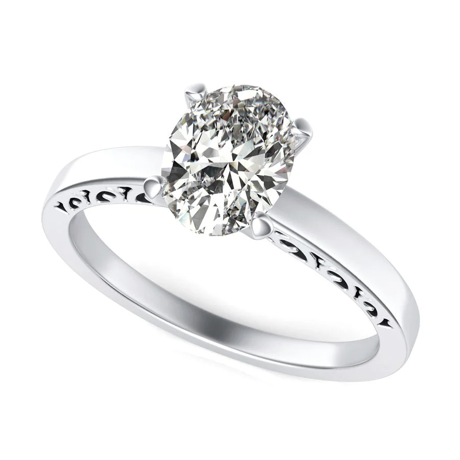 Solitaire Engagement Ring - Custom Builder - SKU 117000