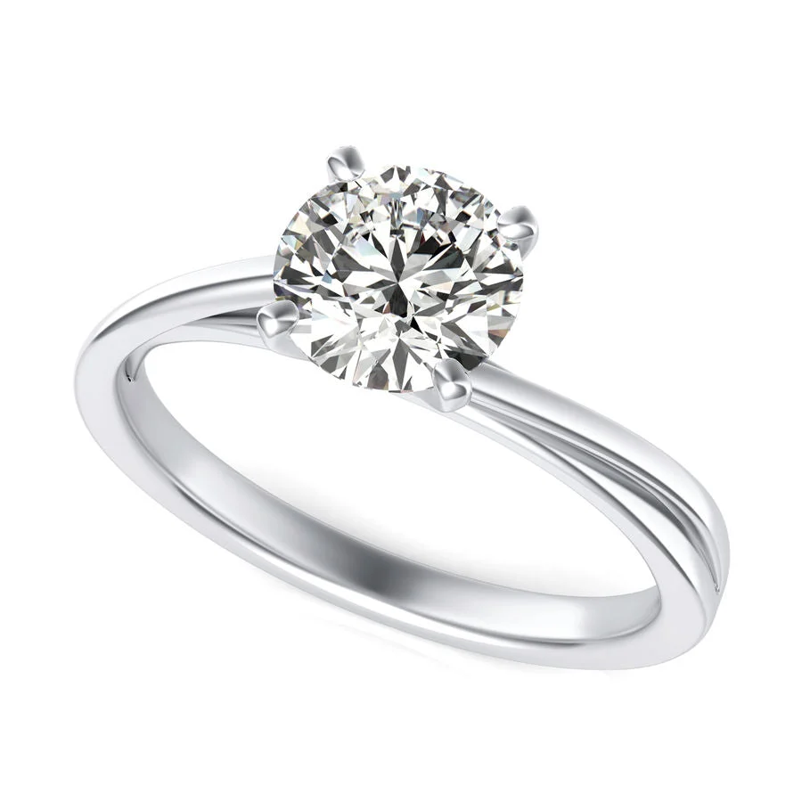 Solitaire Engagement Ring - Custom Builder - SKU 117400
