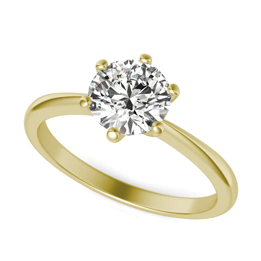 Solitaire Engagement Ring - Custom Builder - SKU 133100