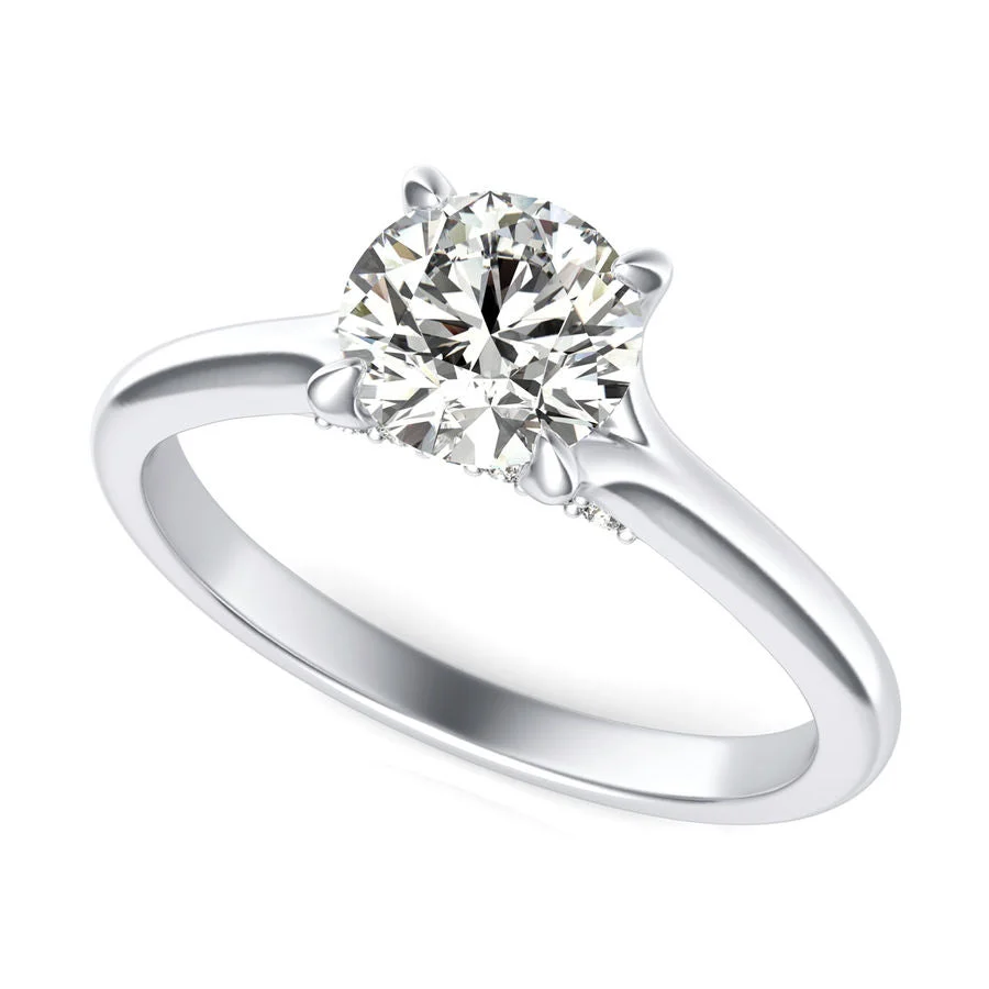 Solitaire Engagement Ring - Custom Builder - SKU 385500