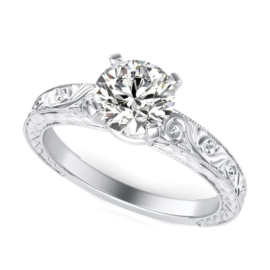 Solitaire Engagement Rings - Custom Builder - SKU 274100