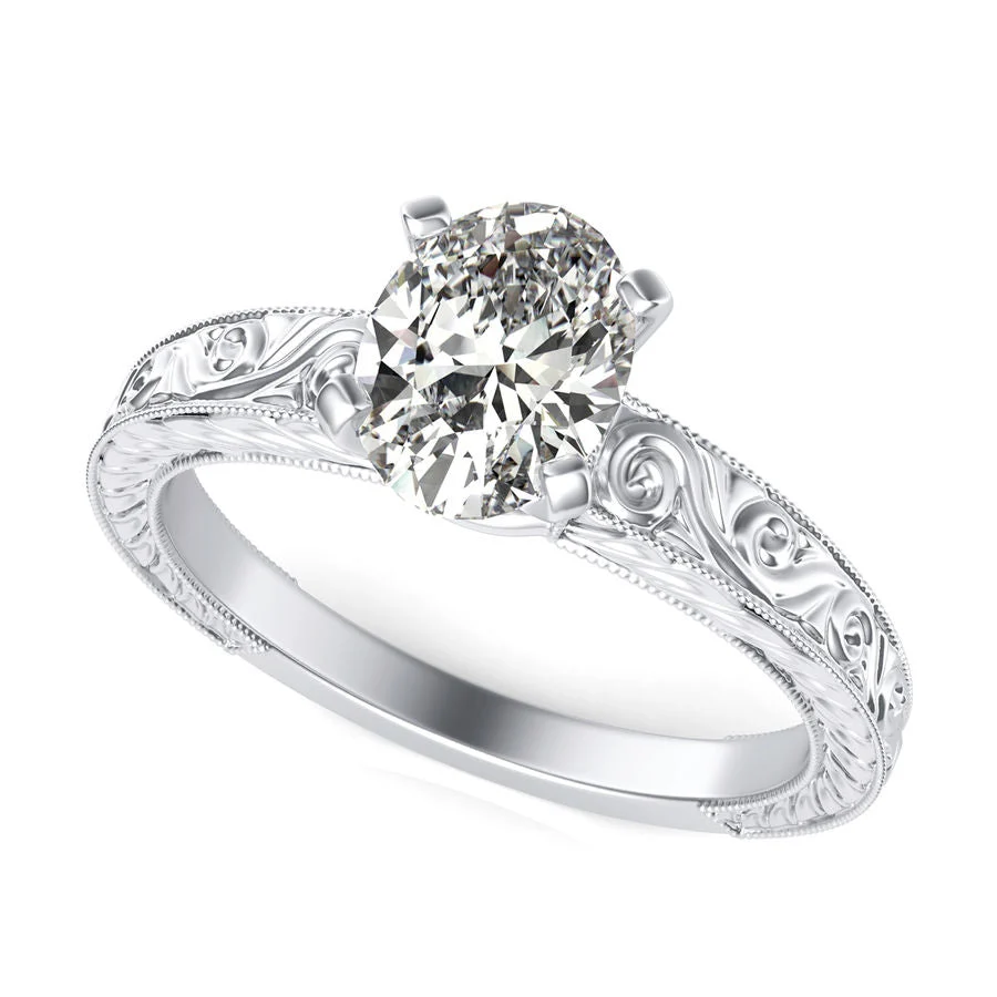 Solitaire Engagement Rings - Custom Builder - SKU 274100