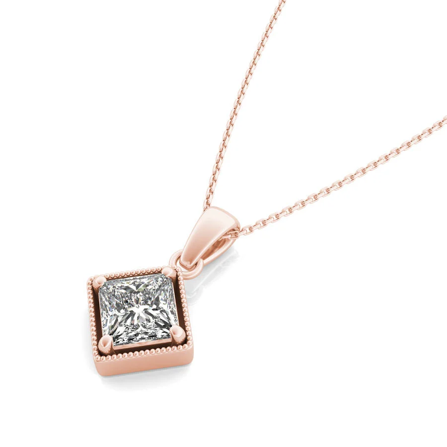 Solitaire Pendant - Custom Builder - SKU 191000