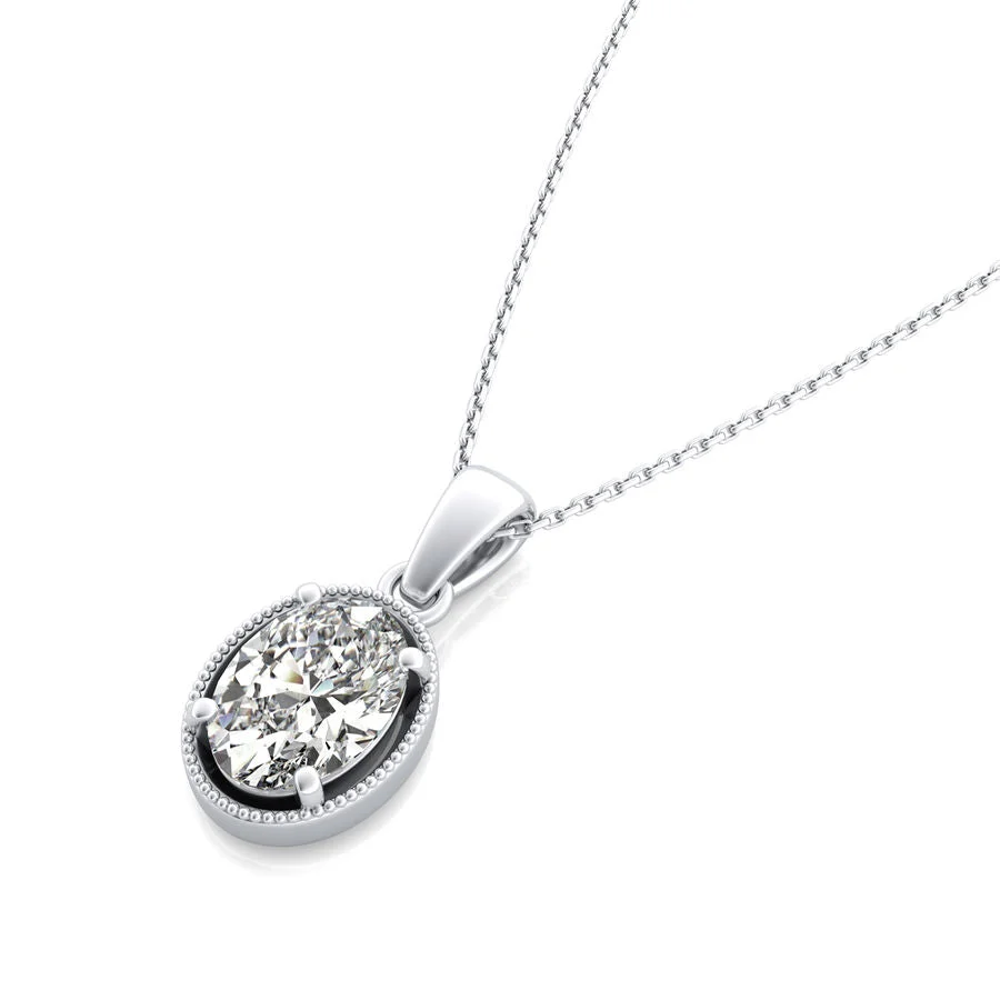 Solitaire Pendant - Custom Builder - SKU 191000