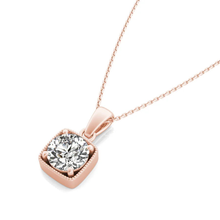 Solitaire Pendant - Custom Builder - SKU 1910cu