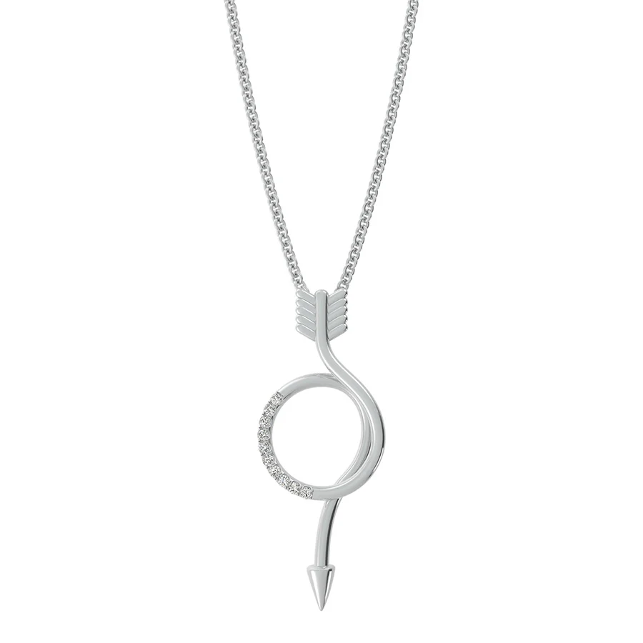 Spiral Arrow Pendant