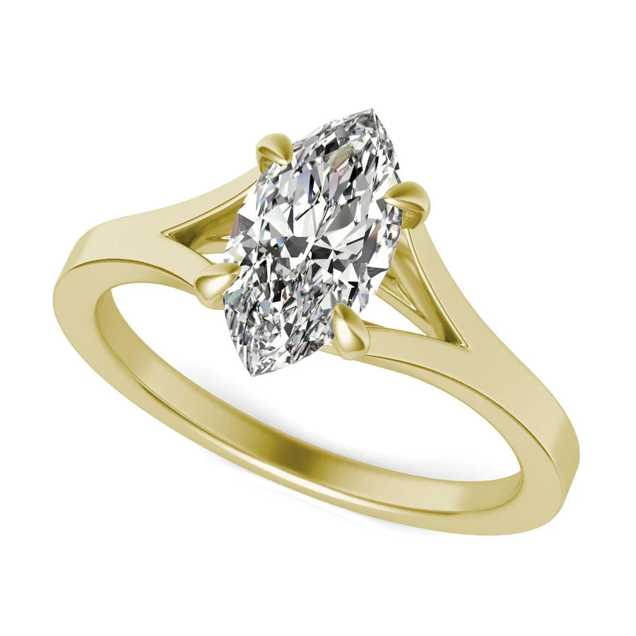 Split Shank Engagement Ring - Custom Builder - SKU 302700
