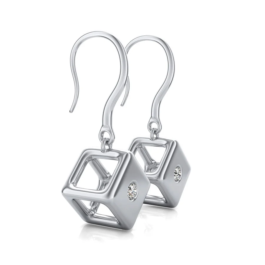 Square Earrings - Image 2