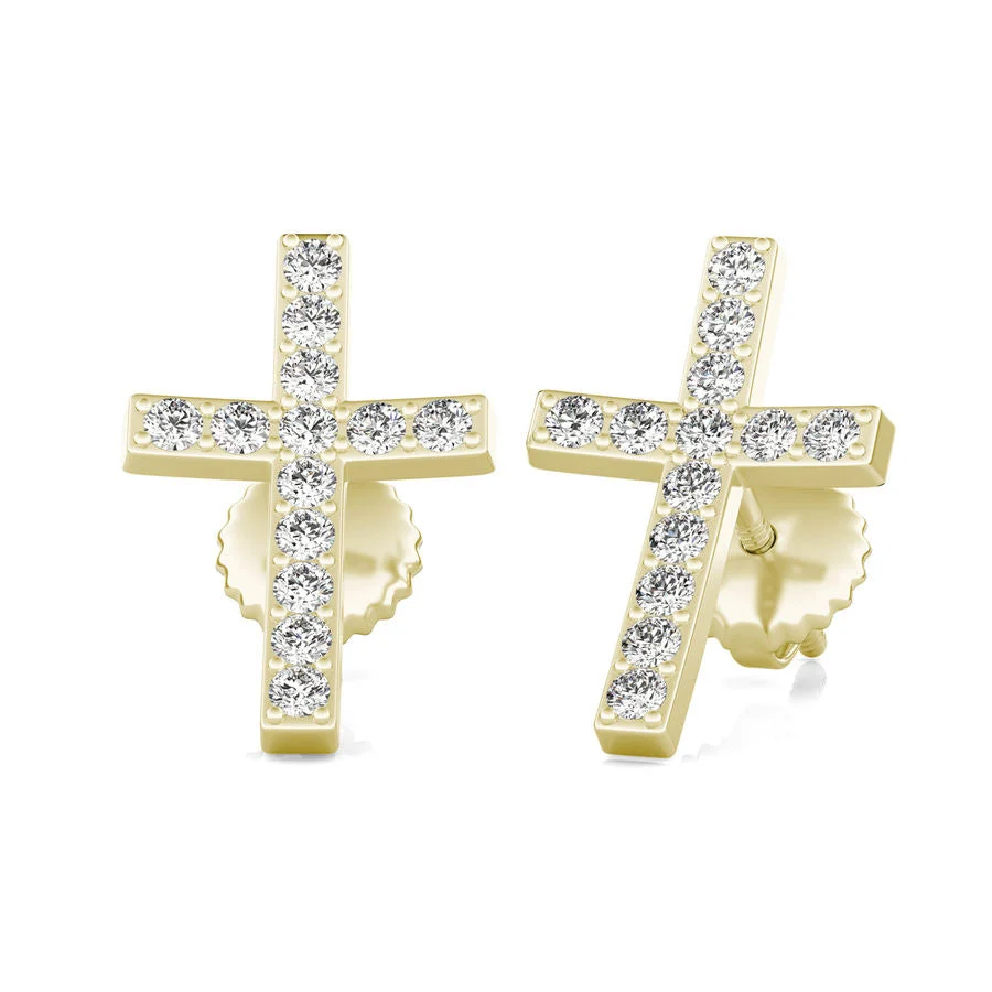 Stud Cross Earrings - Custom Builder - SKU 203200
