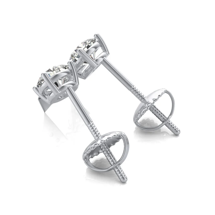 Stud with Triangle Earrings - Image 2