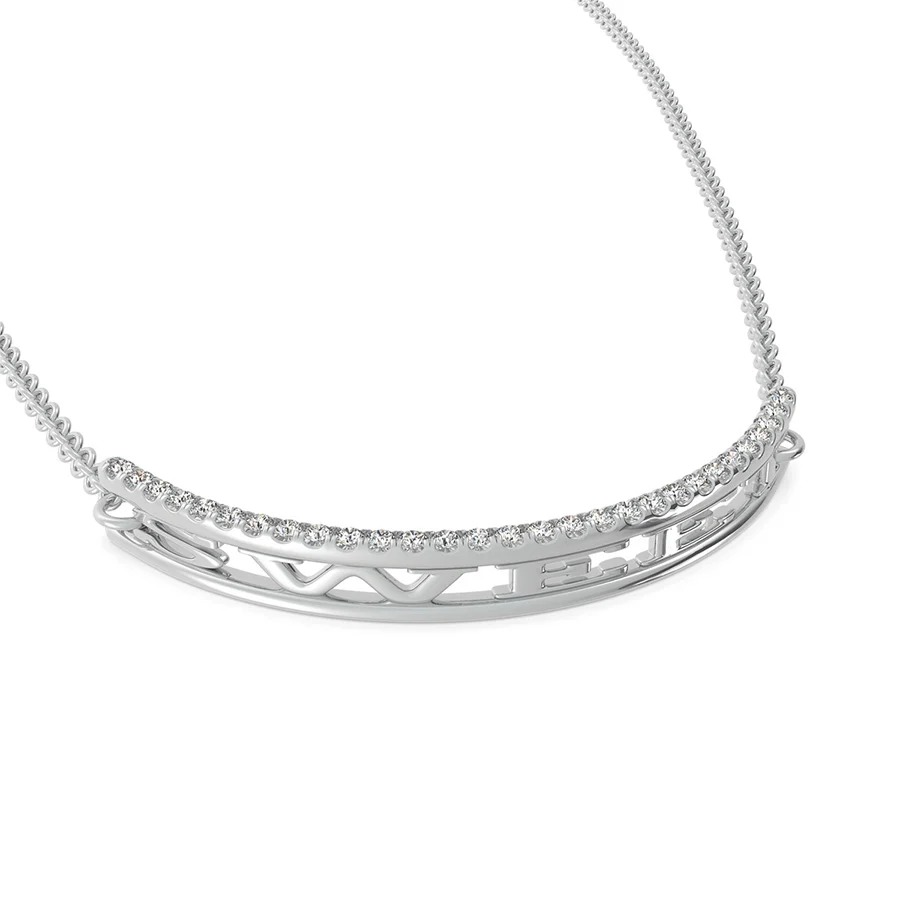 "SWEET" Rounded Bar Pendant