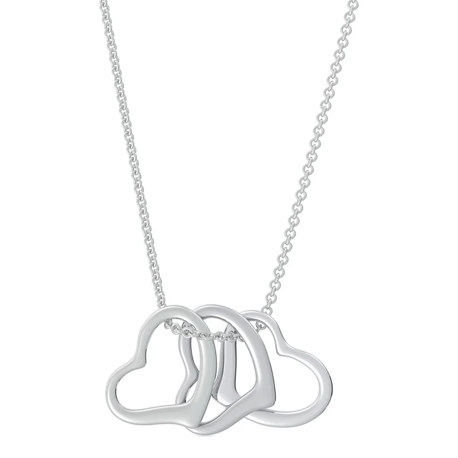 Three Heart Charm Pendant