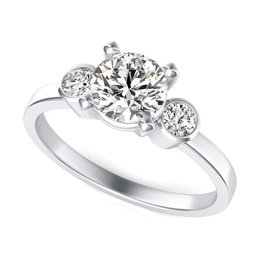 Three Stone Engagement