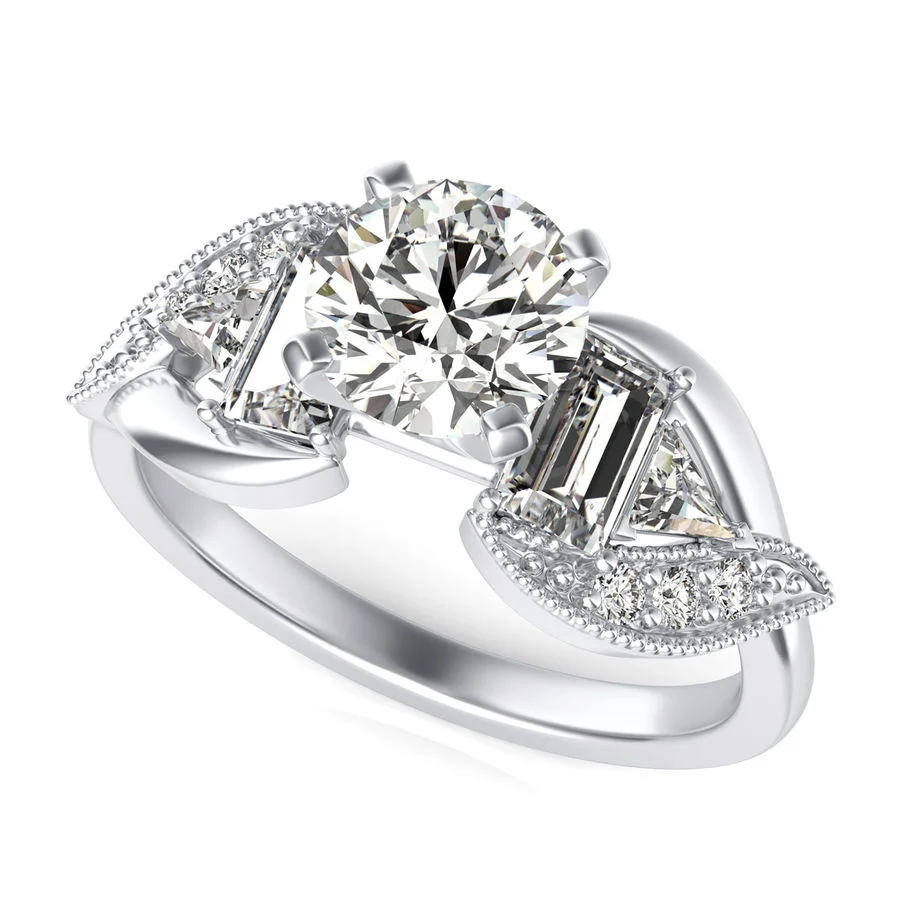 Three Stone Engagement