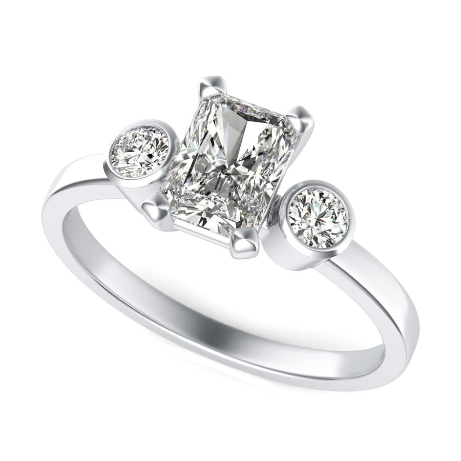 Three Stone Engagement - Custom Builder - SKU 387800