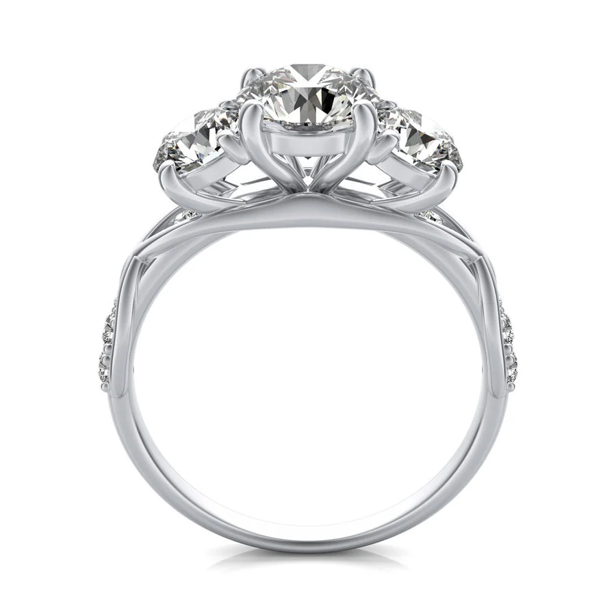 Three Stone Engagement Ring - Image 2