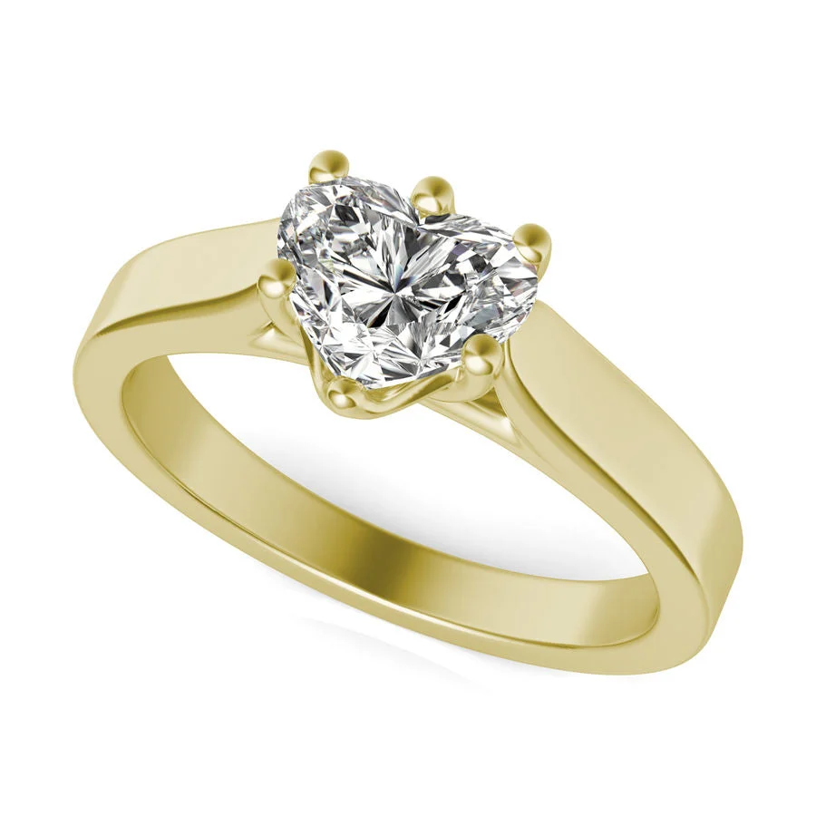 Trellis Cathedral Solitaire Engagement Ring - Custom Builder - SKU 340000