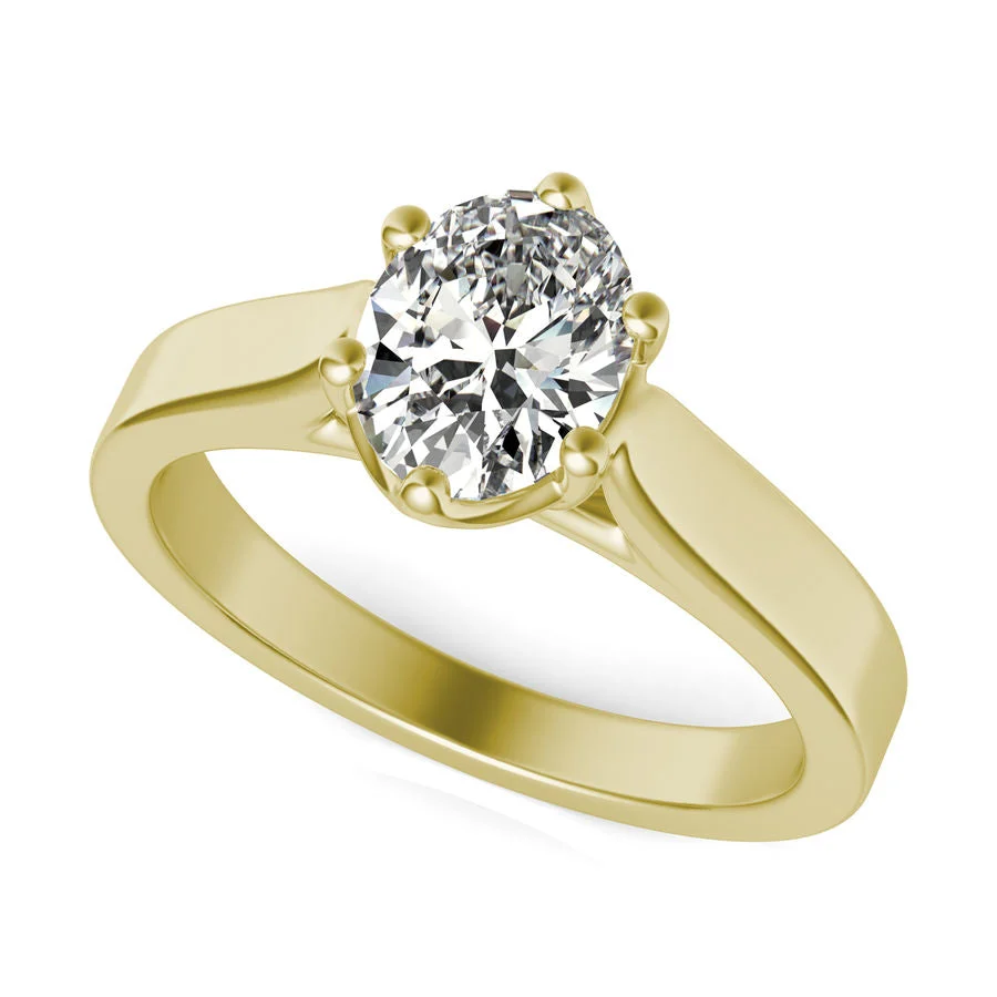 Trellis Cathedral Solitaire Engagement Ring - Custom Builder - SKU 340000