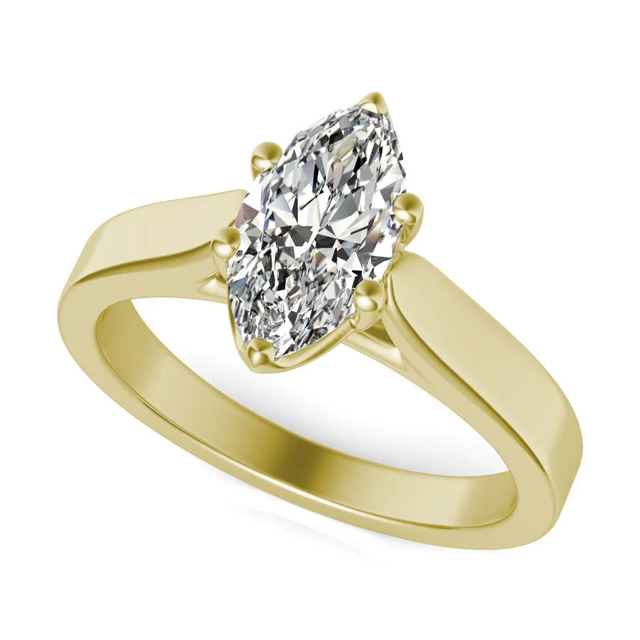 Trellis Cathedral Solitaire Engagement Ring - Custom Builder - SKU 340000