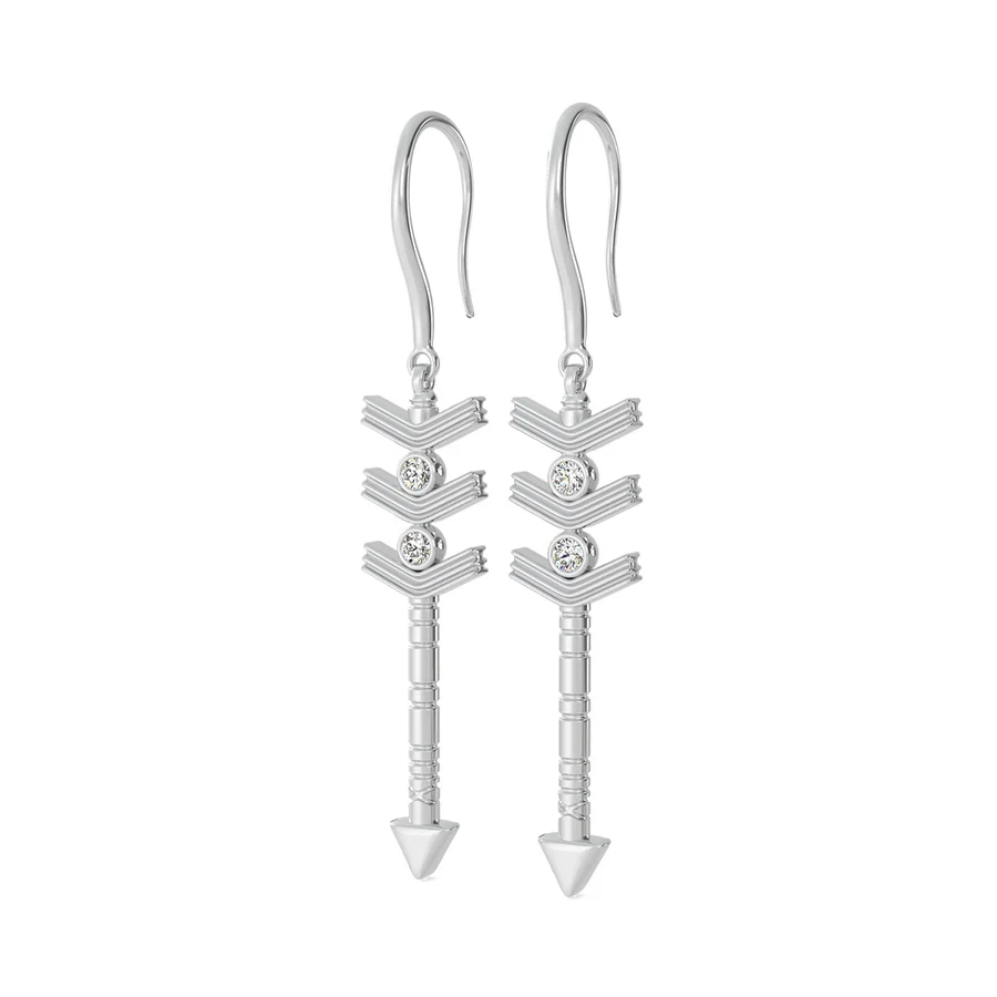 Tribal Arrow Dangling Earrings