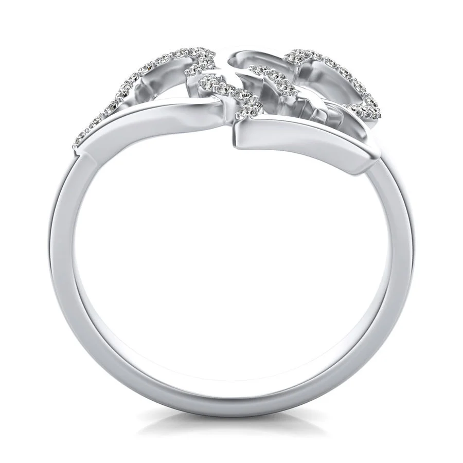 Triple Heart Shape Fashion Ring - Image 2