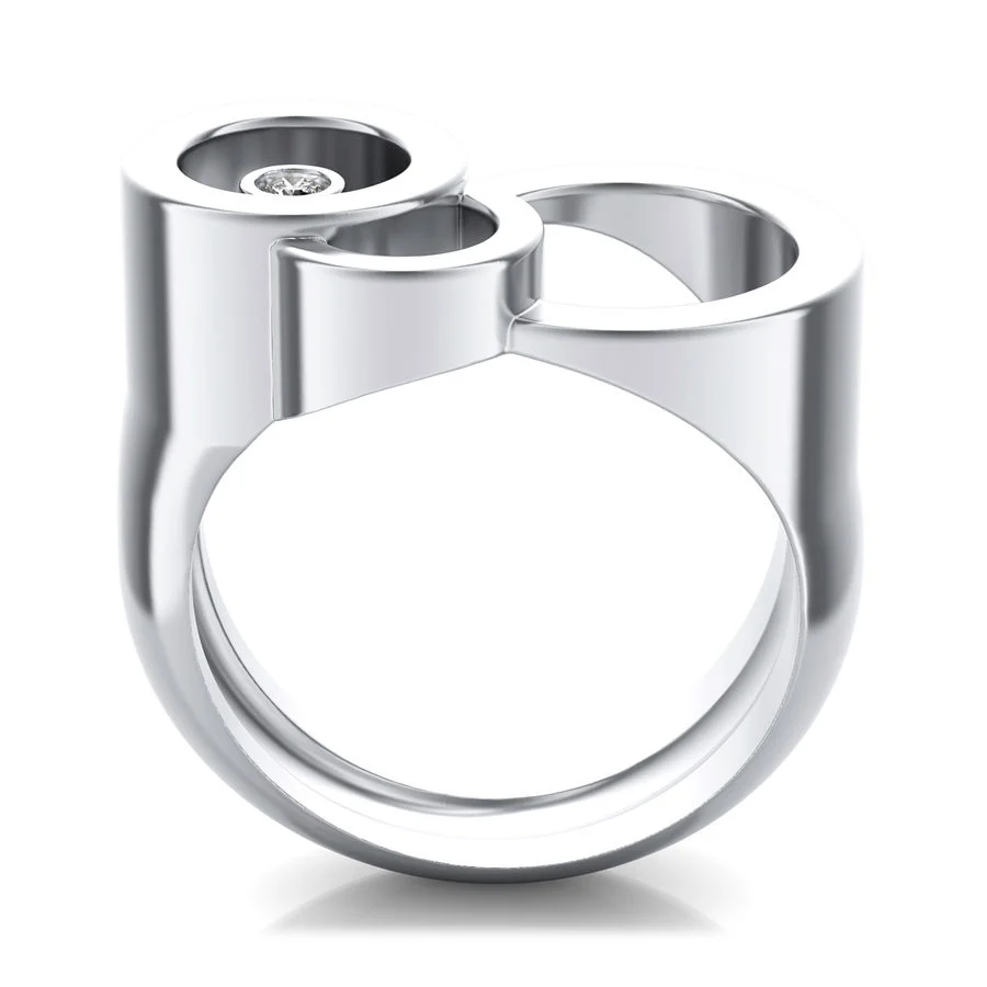 Triple Loop Fashion Ring - Image 2
