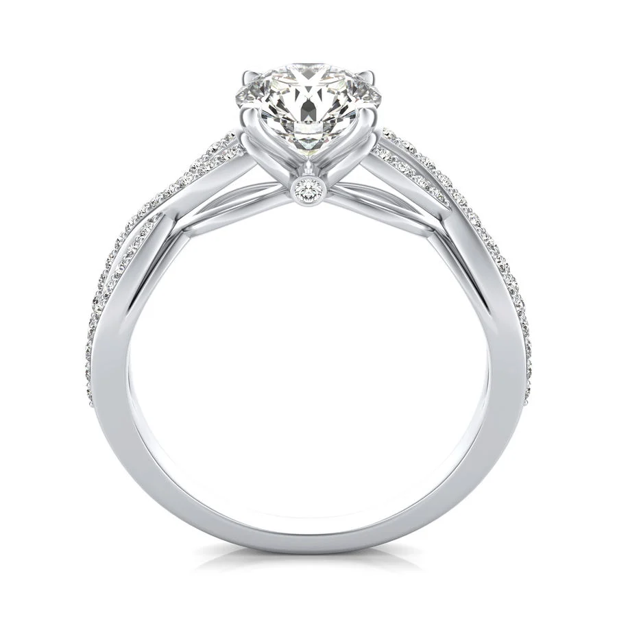 Twist Engagement Ring - Image 2