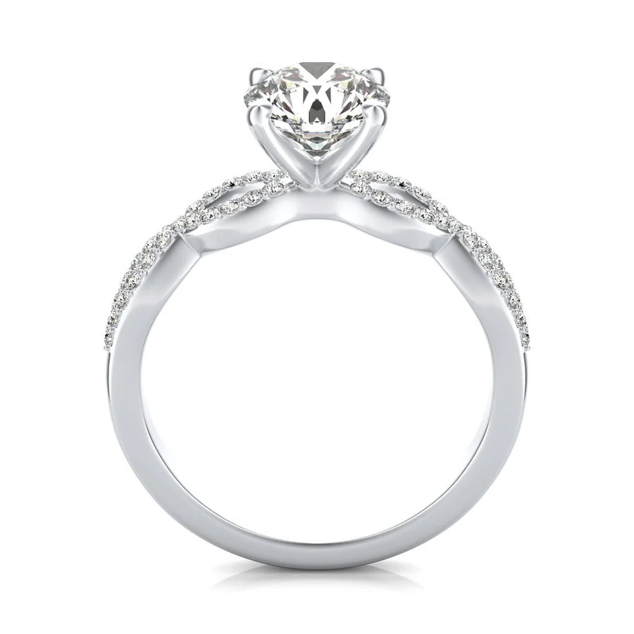 Twist Engagement Ring - Image 2