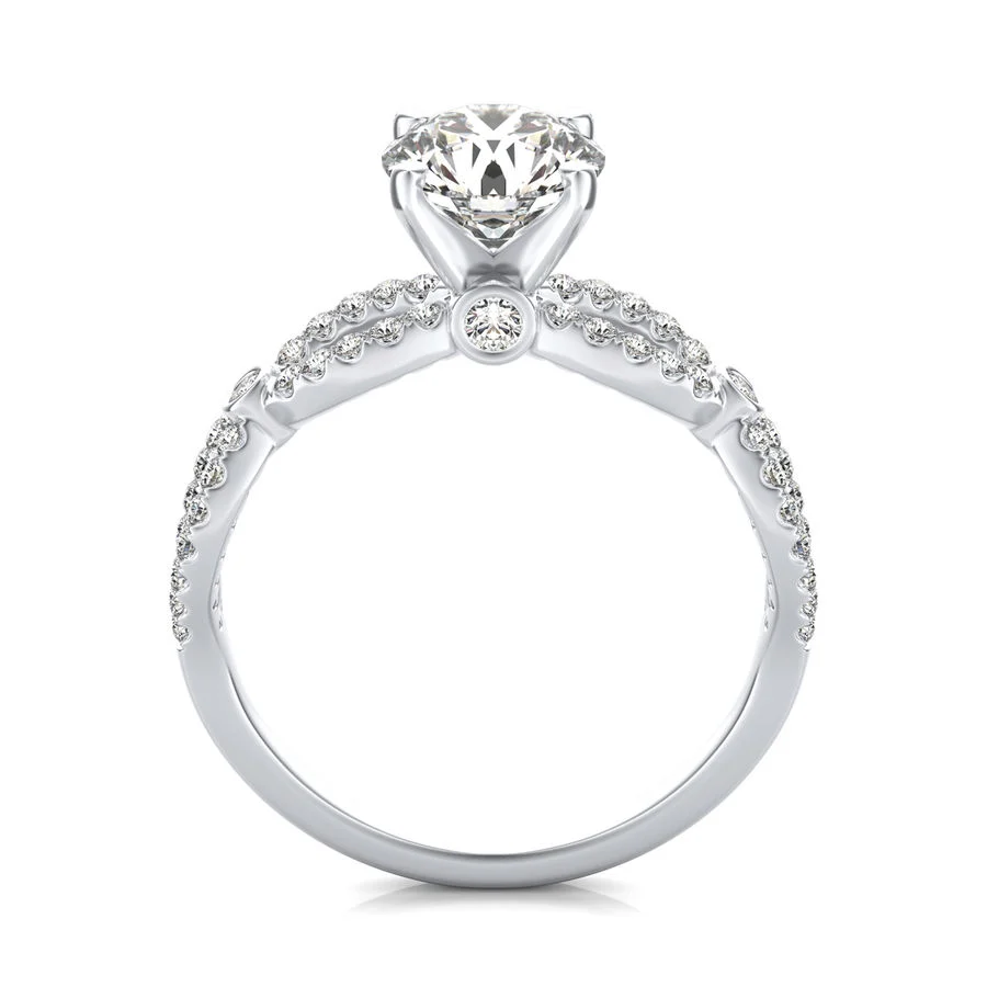 Twist Engagement Ring - Image 2
