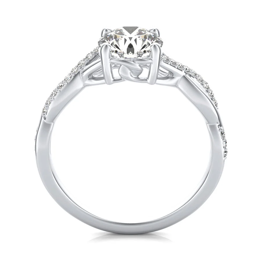 Twist Engagement Ring - Image 2