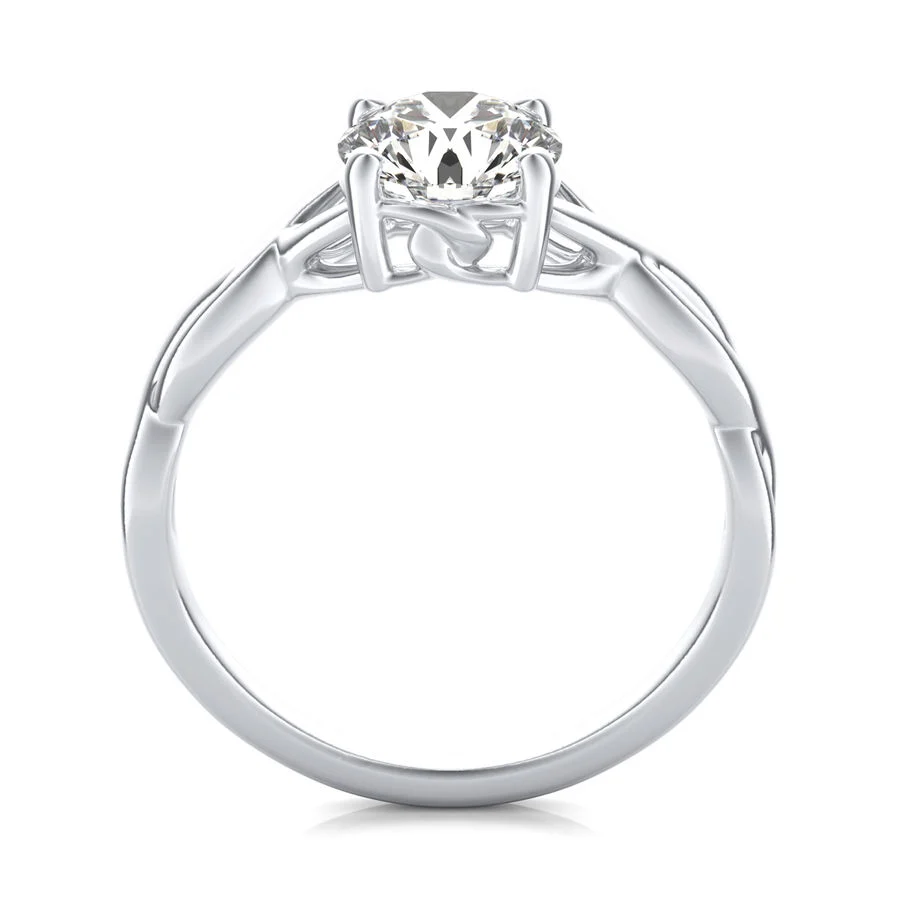 Twist Engagement Ring - Image 2