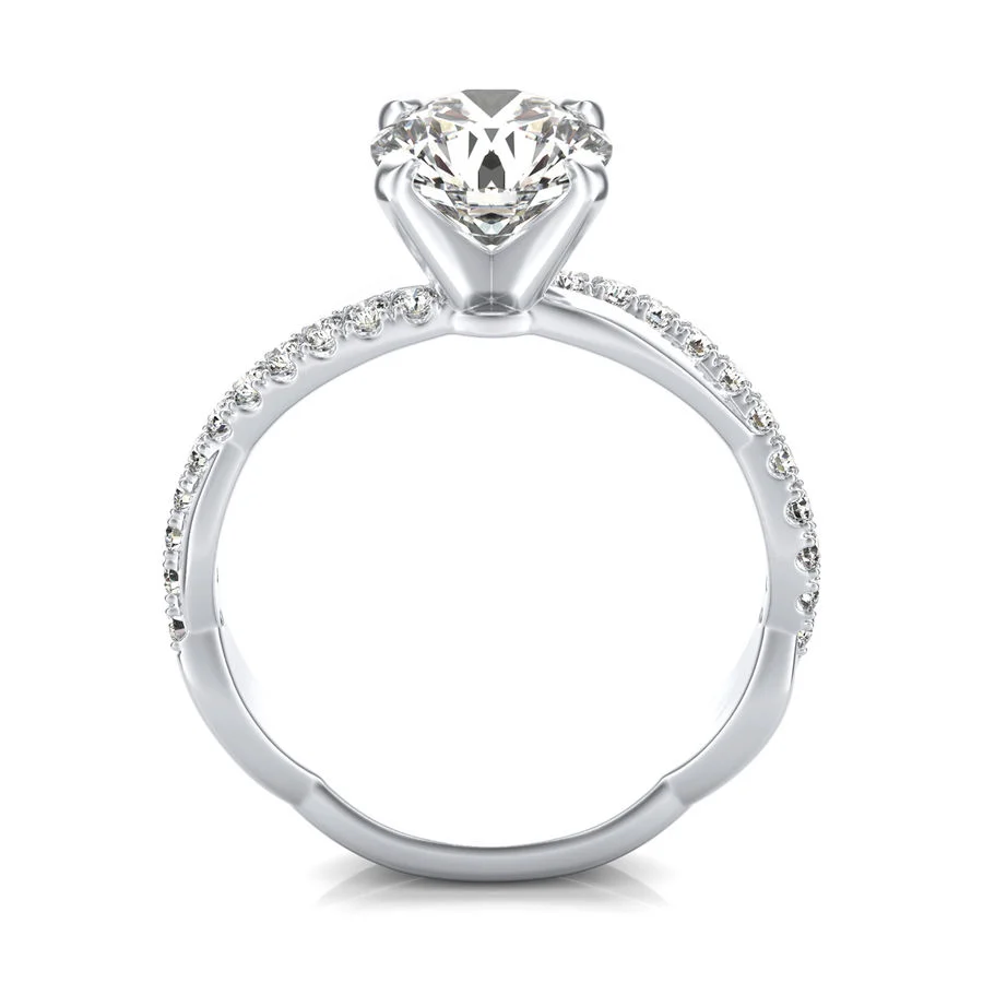 Twist Engagement Ring - Image 2