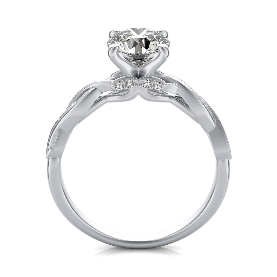 Twist Engagement Ring - Image 2